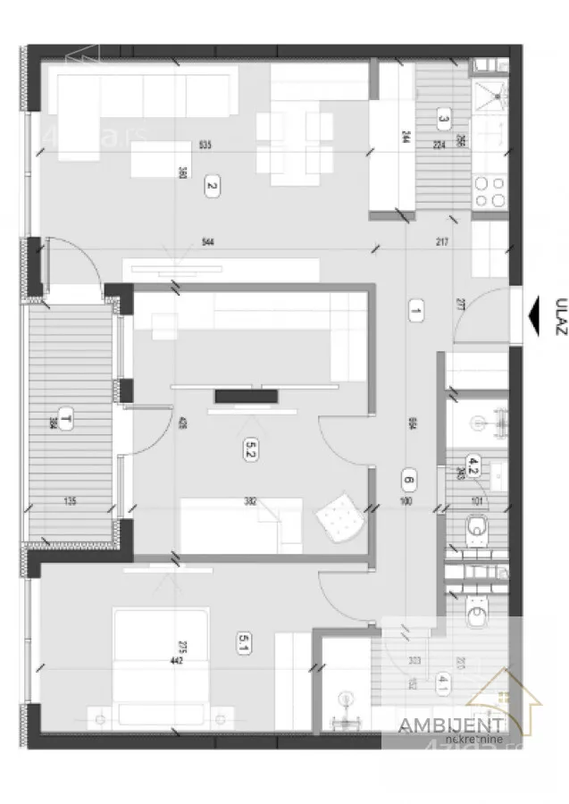 Trosoban stan | 4zida