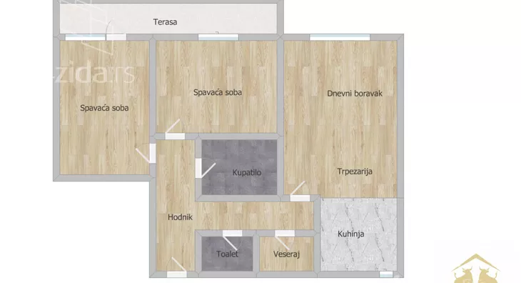 Trosoban stan | 4zida