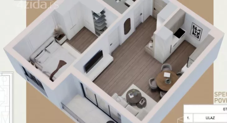 Dvosoban stan | 4zida