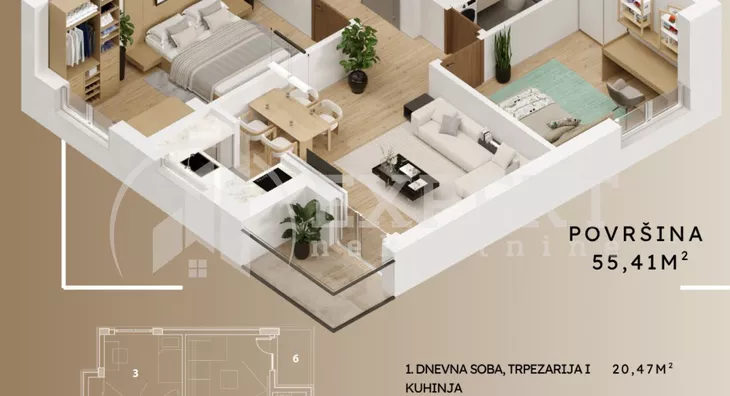 Dvoiposoban stan | 4zida