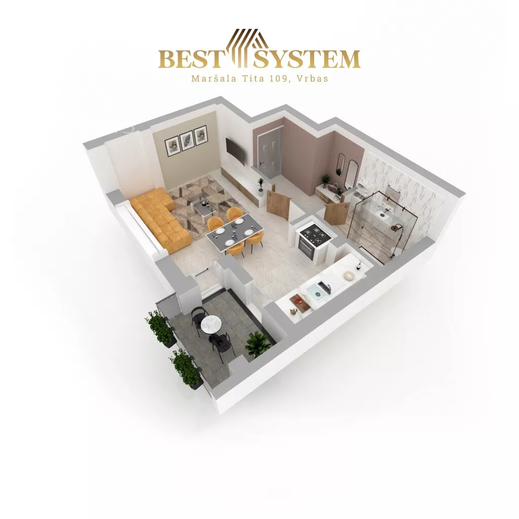 Dvosoban stan | 4zida