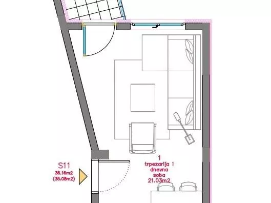 Jednosoban stan | 4zida