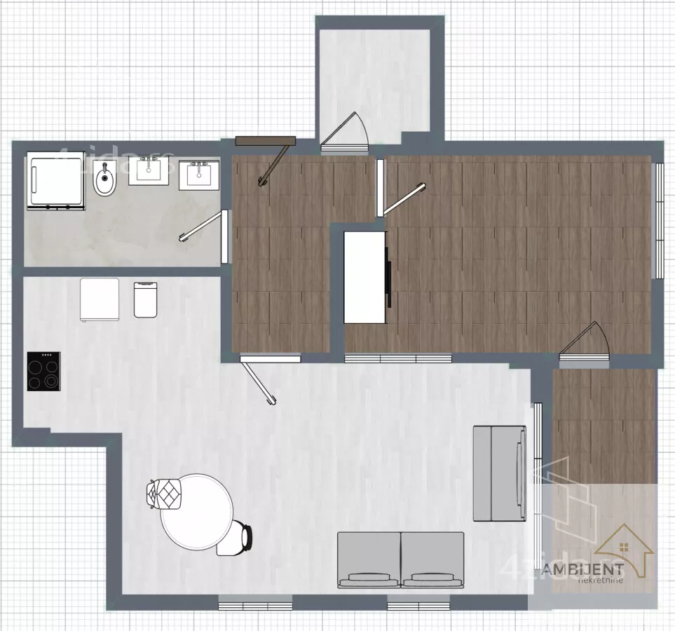 Dvosoban stan | 4zida