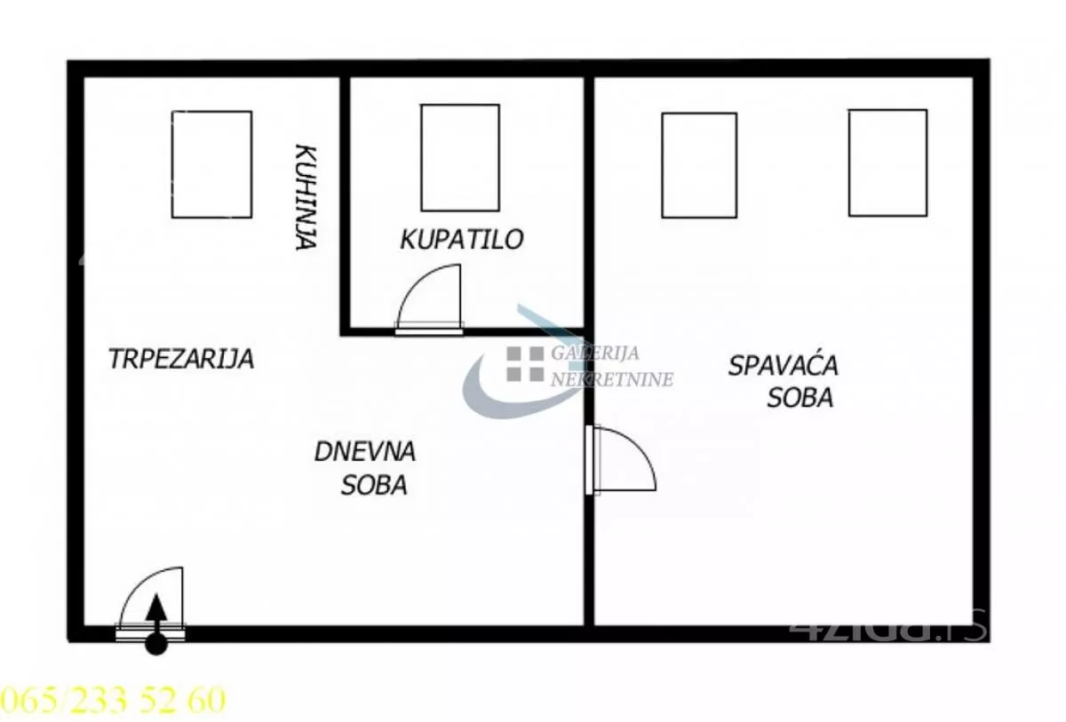 Dvosoban stan | 4zida