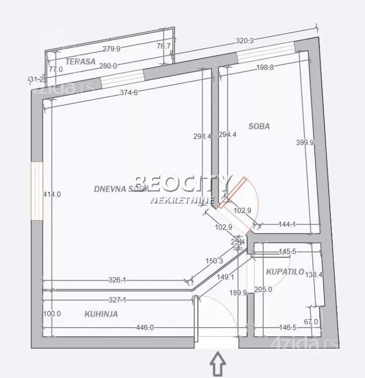 Jednoiposoban stan | 4zida