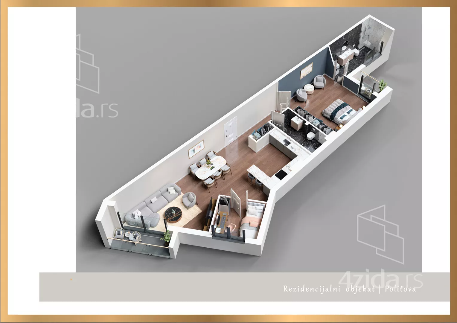 Dvoiposoban stan | 4zida