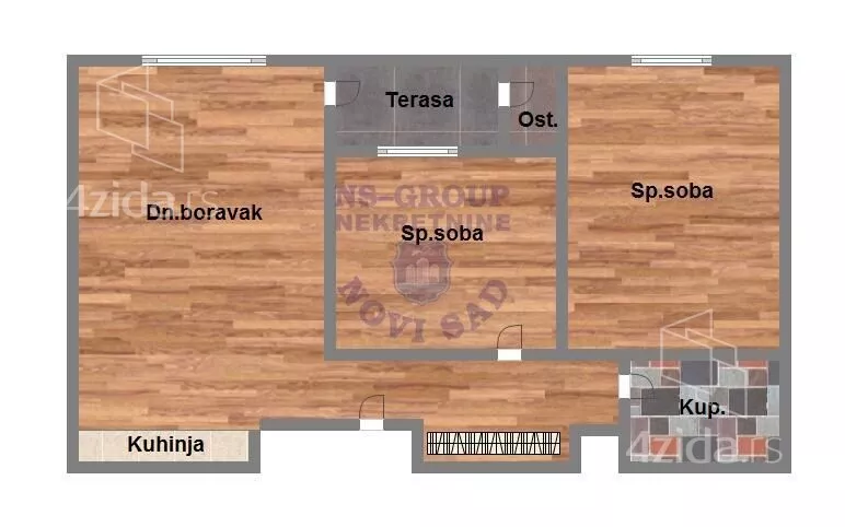 Trosoban stan | 4zida