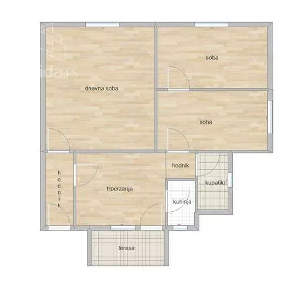 Trosoban stan | 4zida