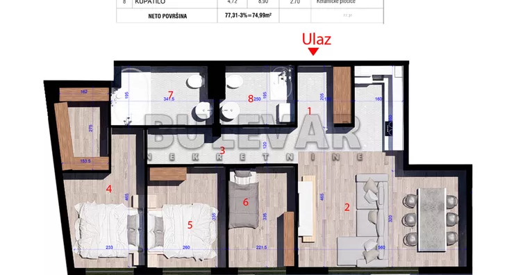 Četvorosoban stan | 4zida