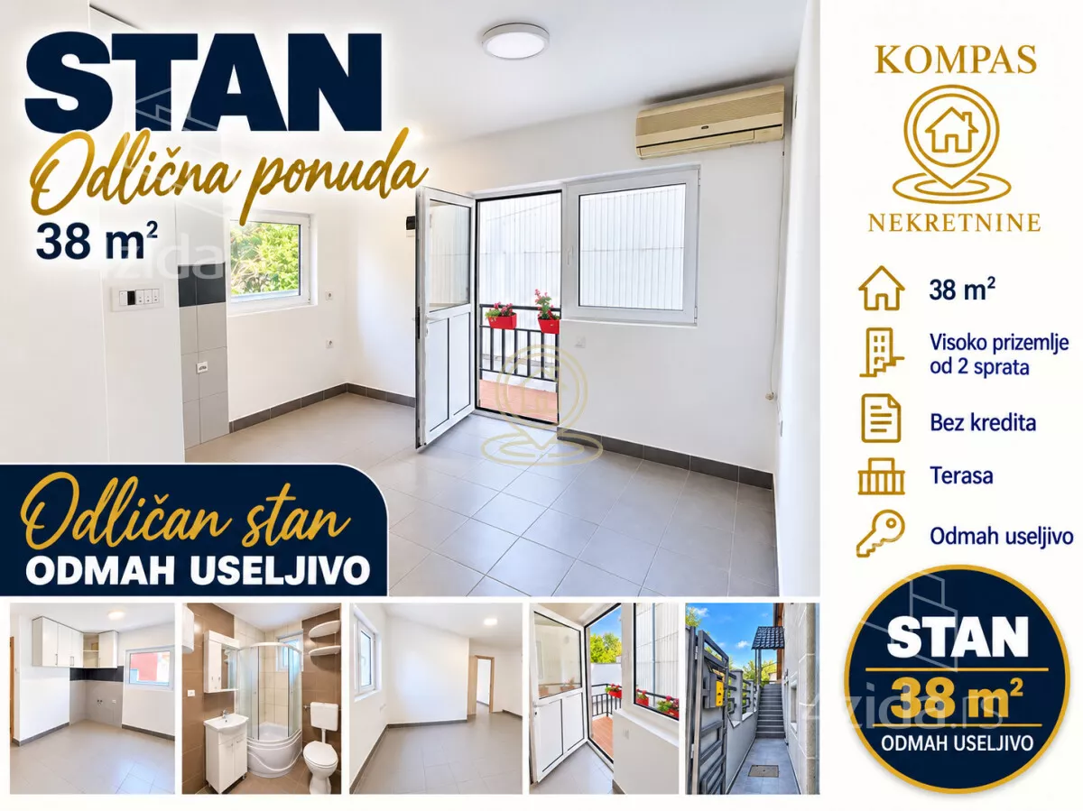 Jednosoban stan | 4zida
