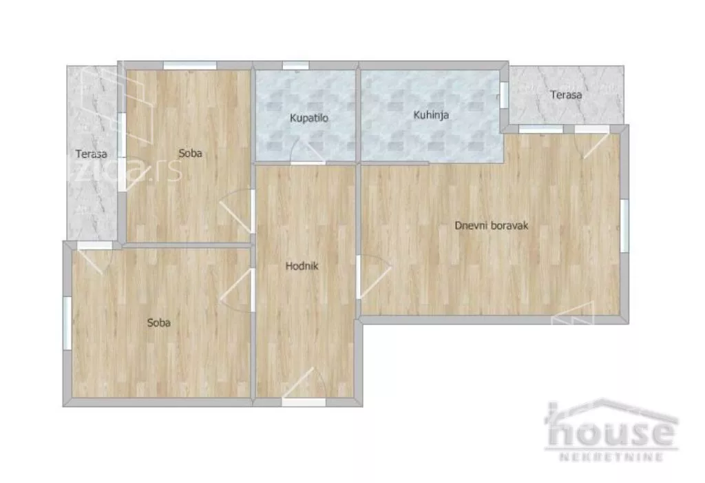 Trosoban stan | 4zida