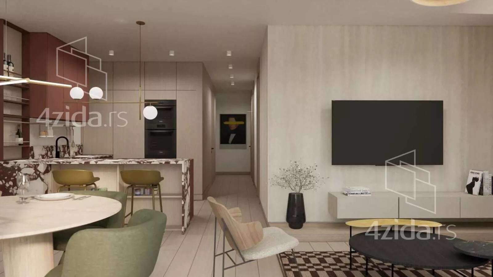 Trosoban stan | 4zida