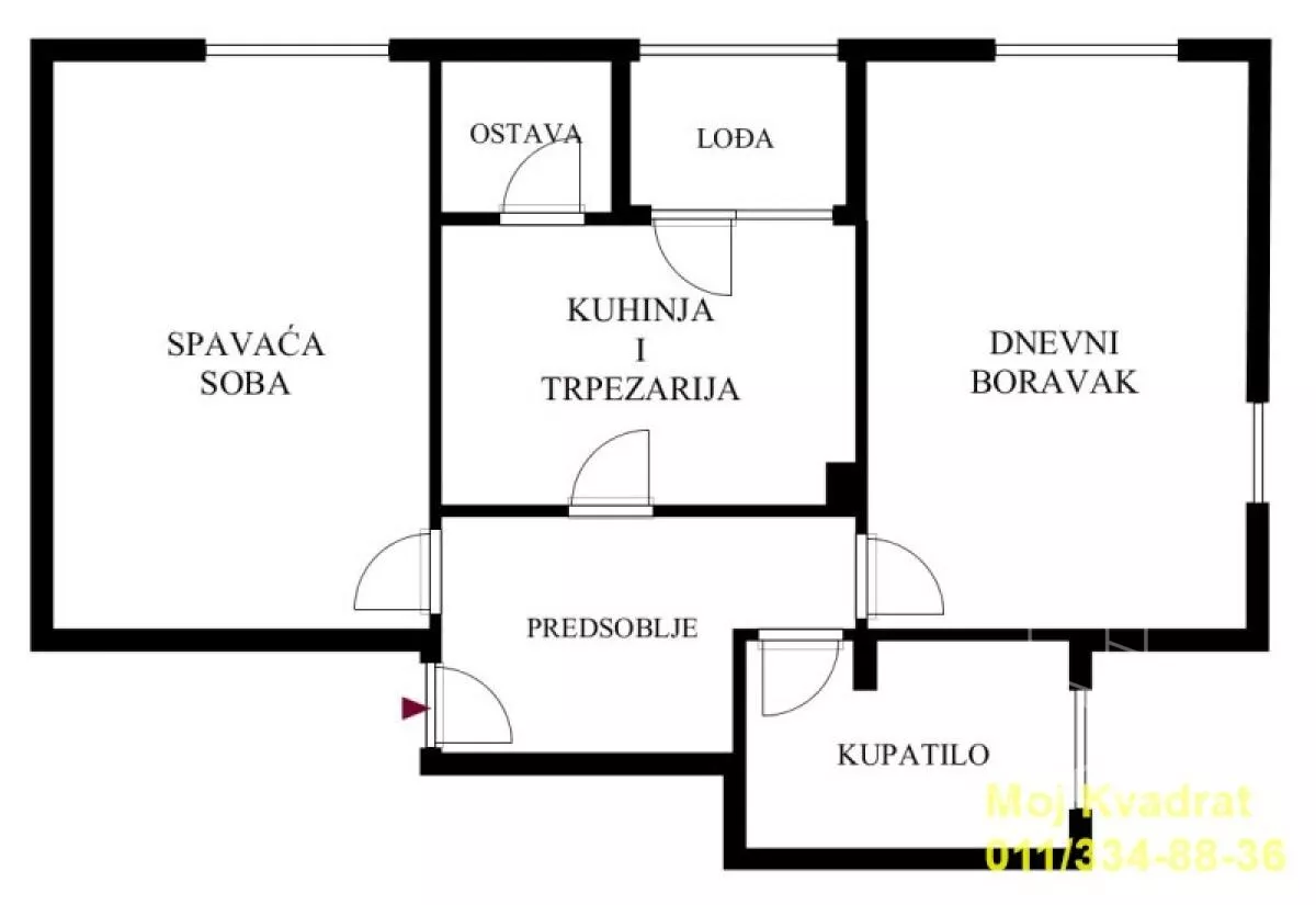 Dvosoban stan | 4zida