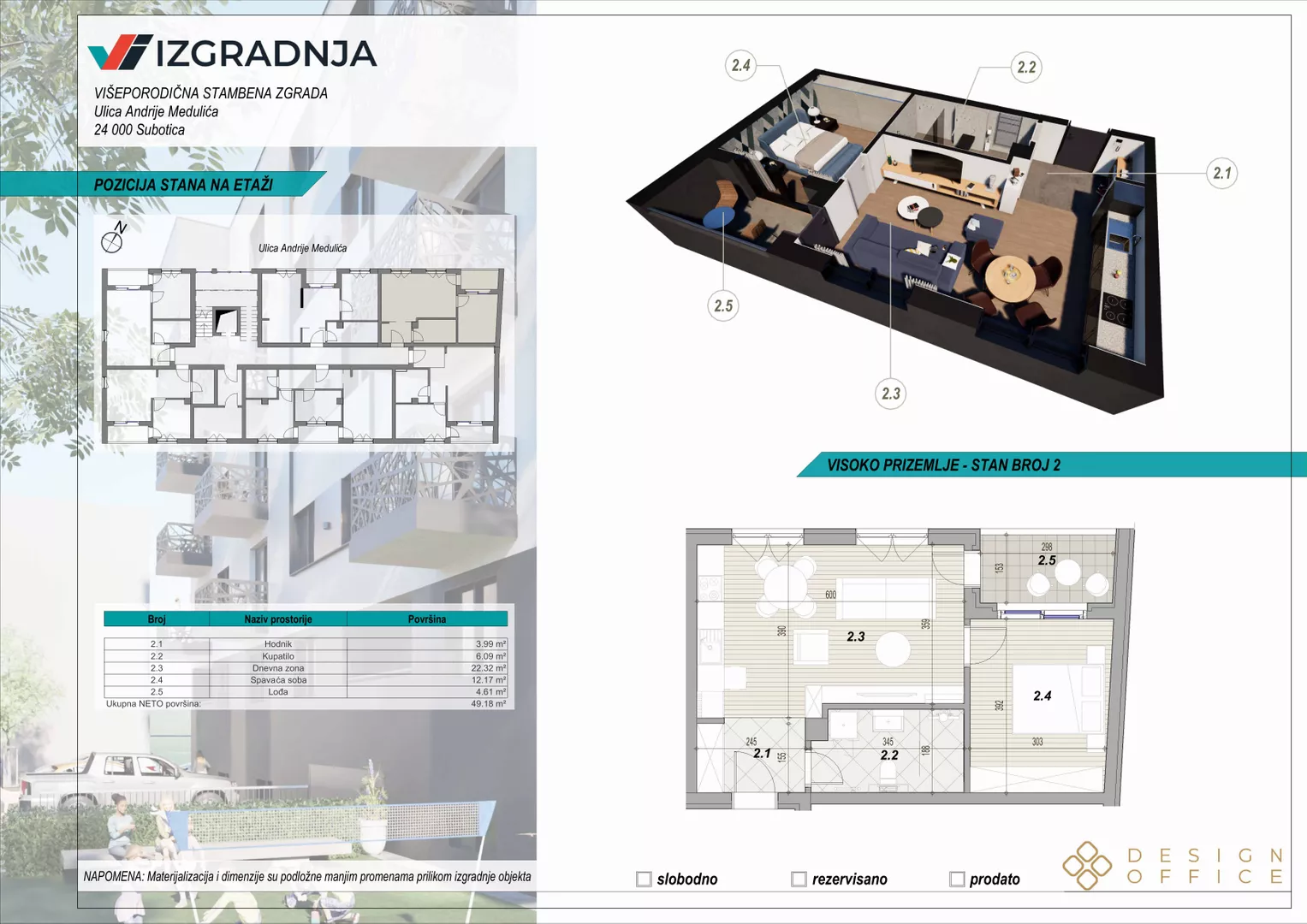 Dvosoban stan | 4zida