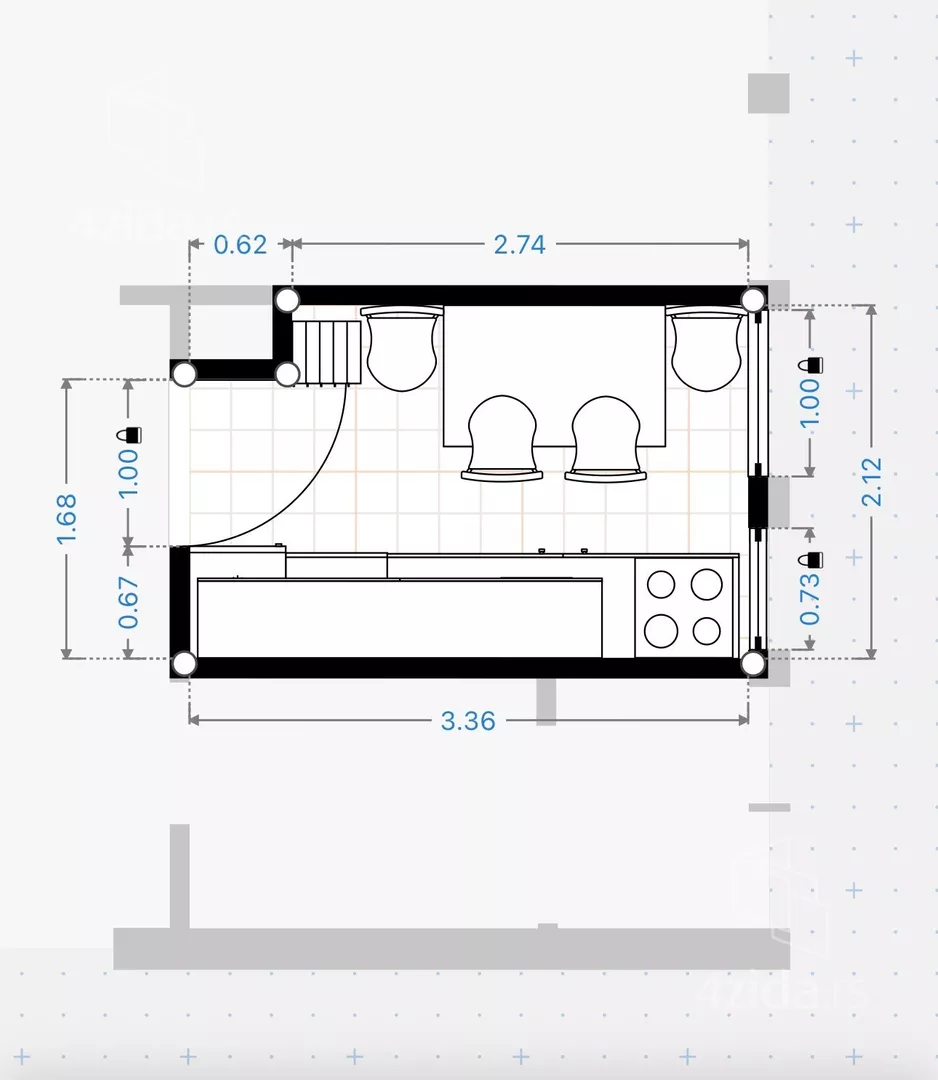 Dvosoban stan | 4zida