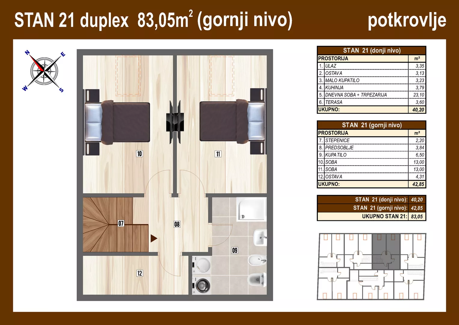 Trosoban stan | 4zida