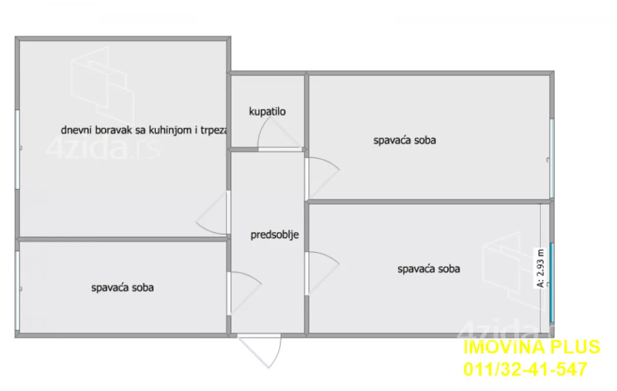 Troiposoban stan | 4zida