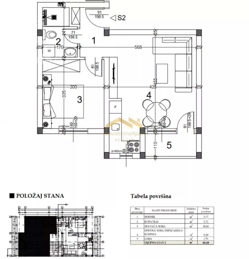 Dvosoban stan | 4zida