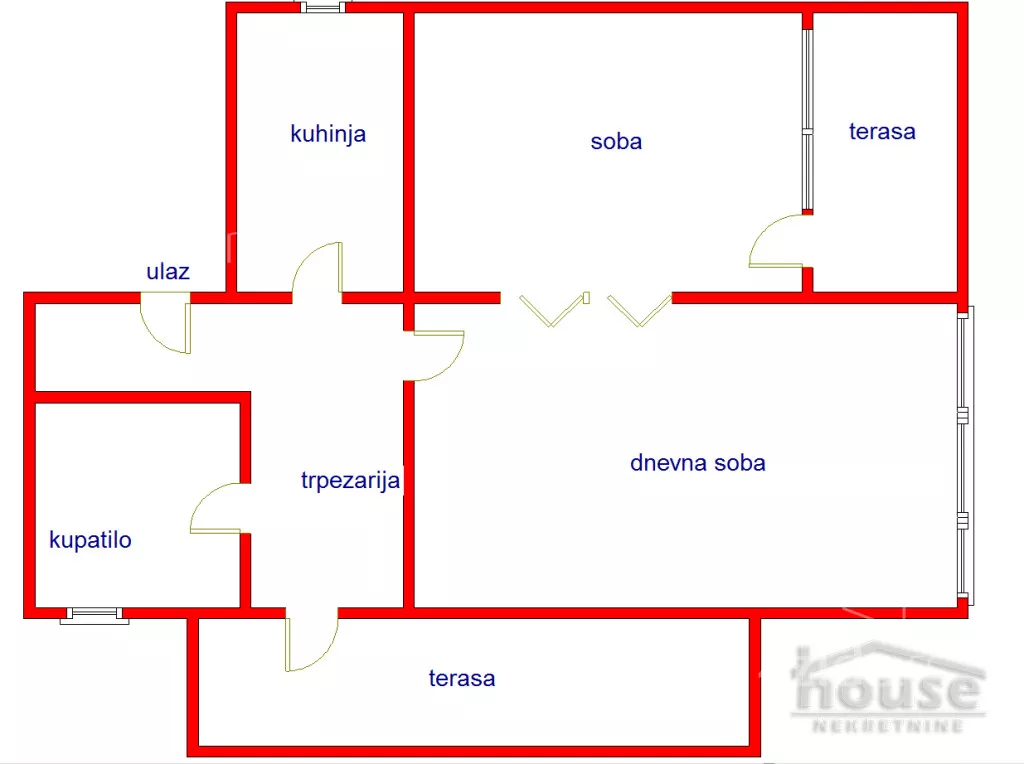 Jednoiposoban stan | 4zida