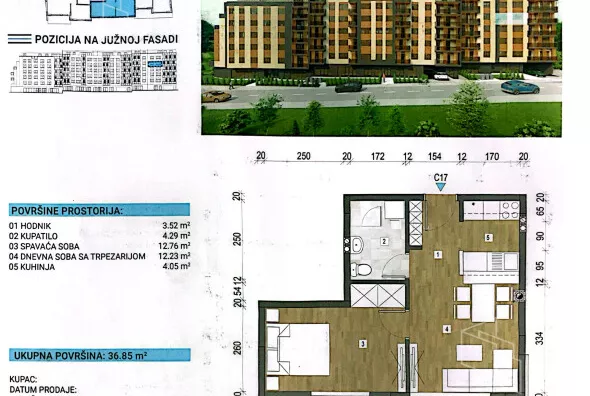 Dvosoban stan | 4zida