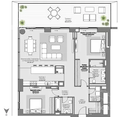 Trosoban stan | 4zida