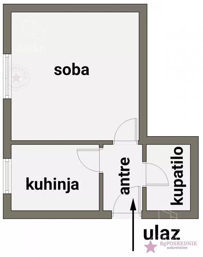 Jednosoban stan | 4zida