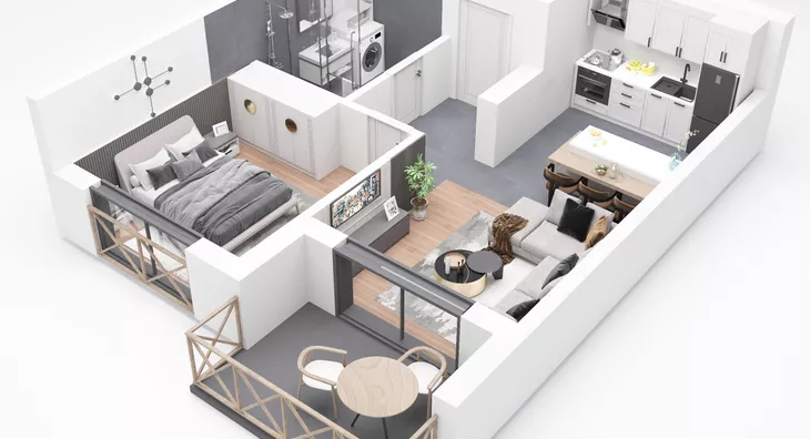 Jednoiposoban stan | 4zida