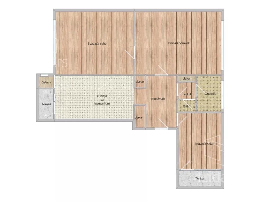 Trosoban stan | 4zida