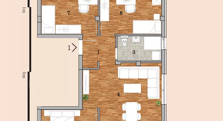 Četvorosoban | 4zida