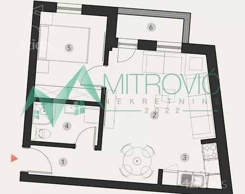 Jednoiposoban stan | 4zida