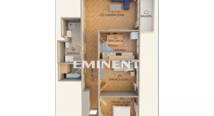 Trosoban stan | 4zida