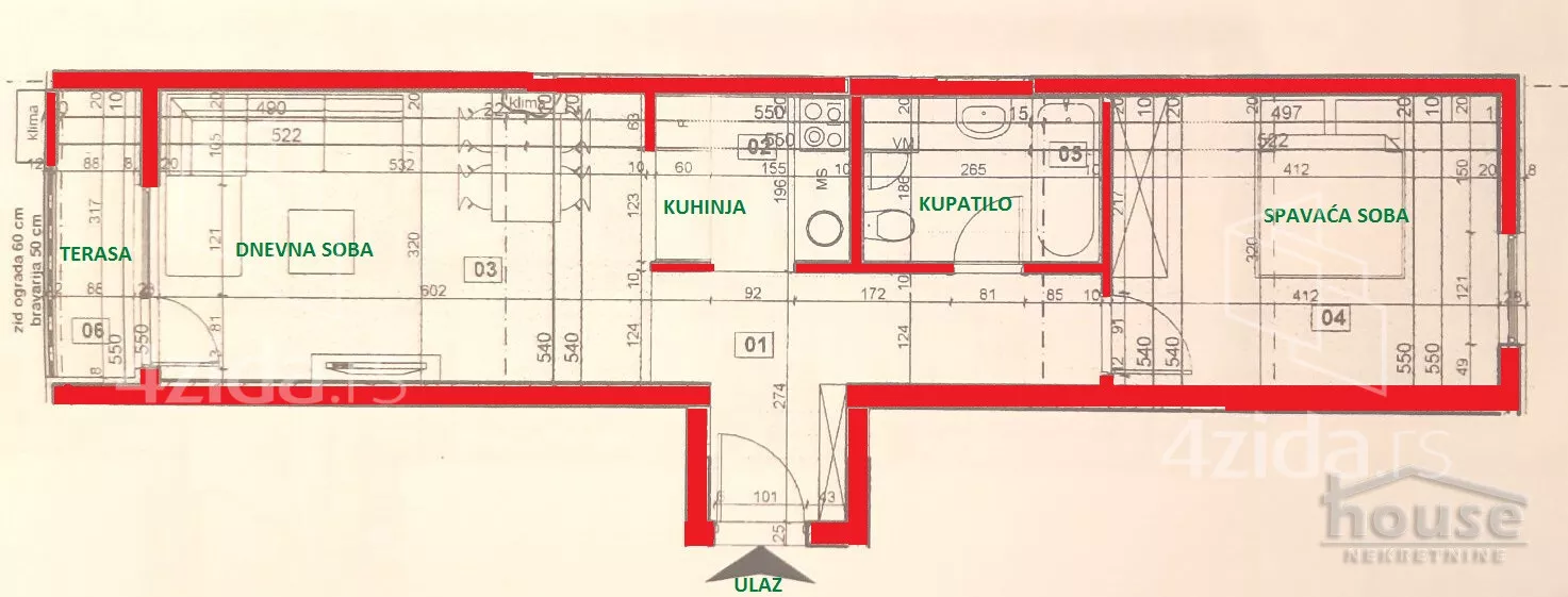 Dvosoban stan | 4zida