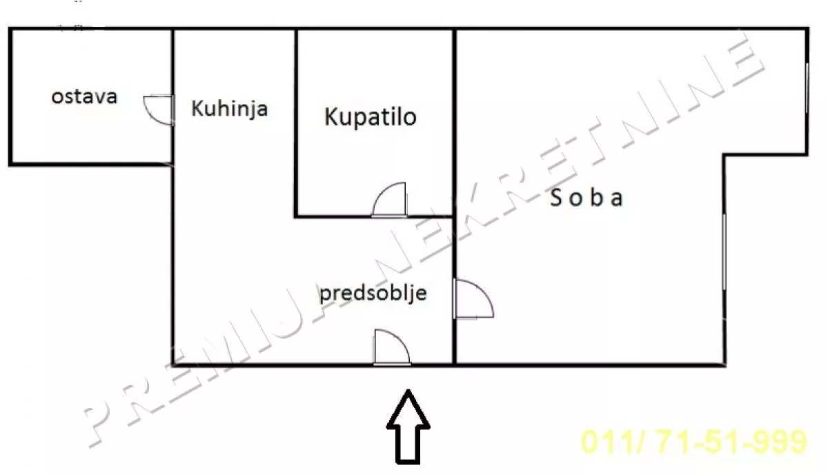 Jednosoban stan | 4zida