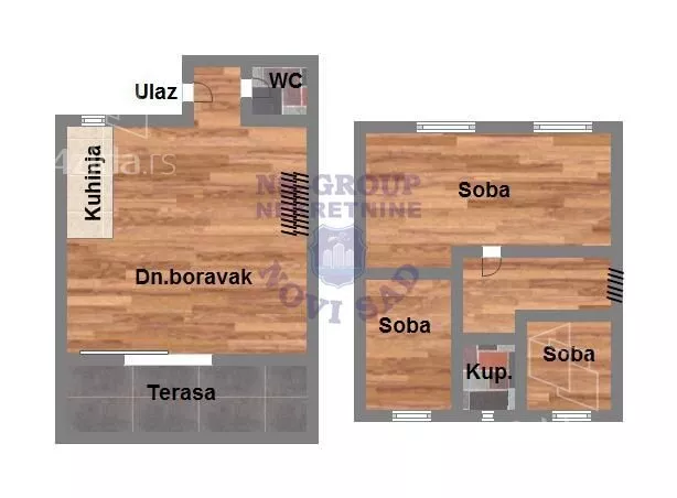 Troiposoban stan | 4zida