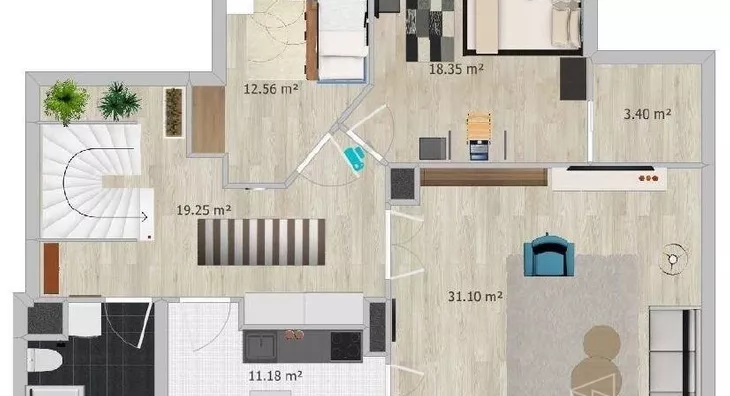Troiposoban stan | 4zida