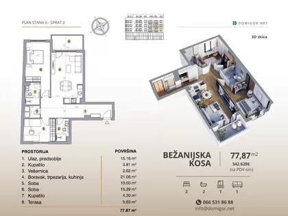 Bežanijska kosa 2 | 4zida.rs