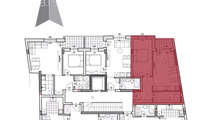 Jednoiposoban stan | 4zida