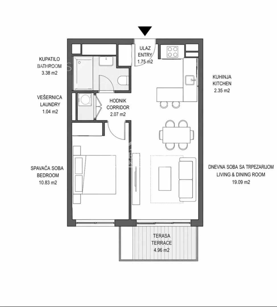 Dvosoban stan | 4zida