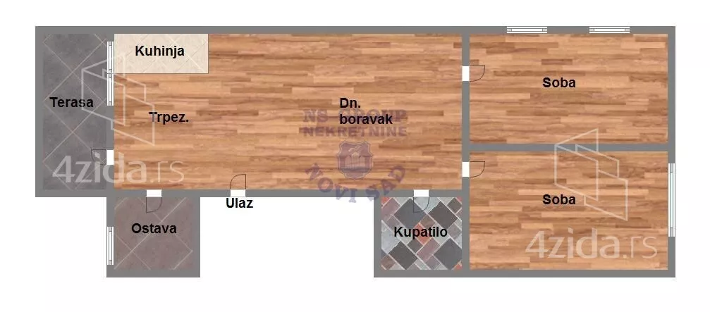 Trosoban stan | 4zida