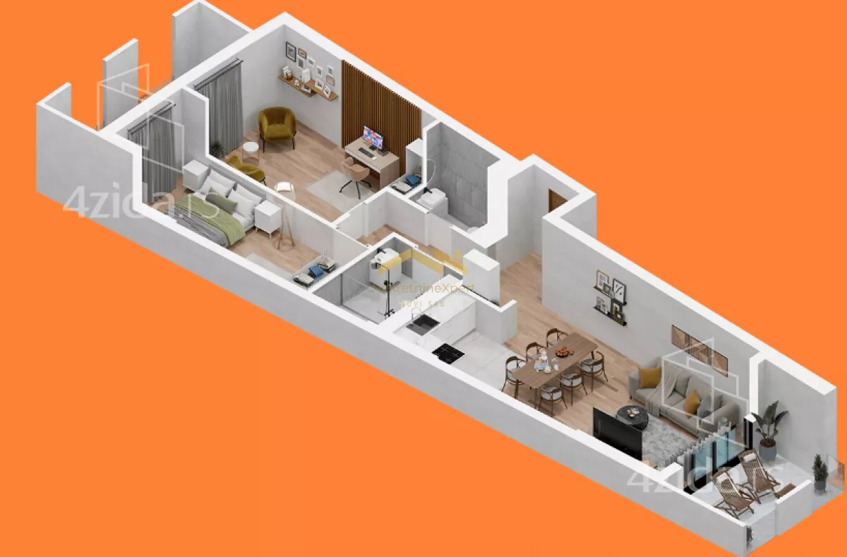 Trosoban stan | 4zida