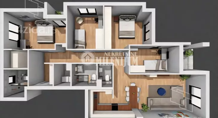 Petosoban stan | 4zida