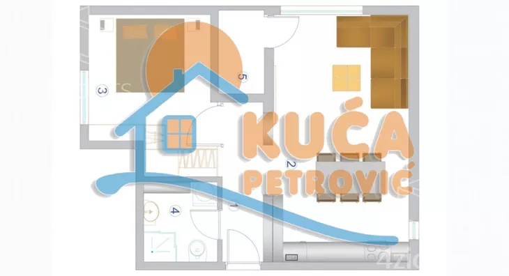 Jednoiposoban stan | 4zida