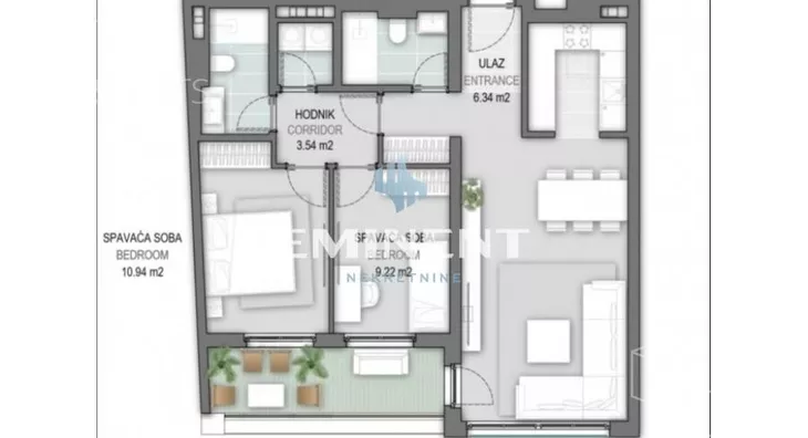 Trosoban stan | 4zida