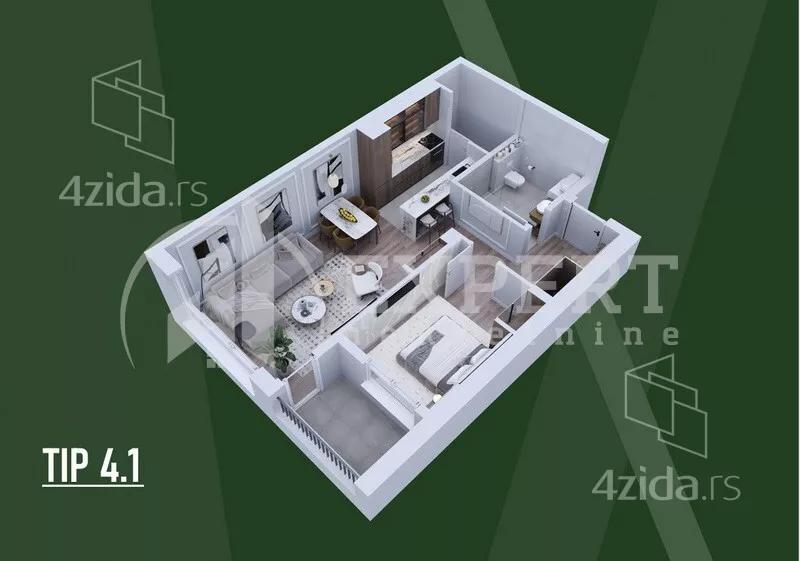 Dvosoban stan | 4zida