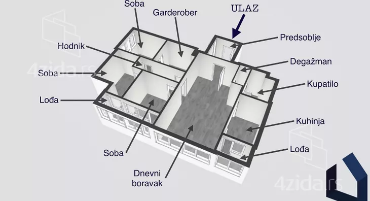 Četvorosoban stan | 4zida