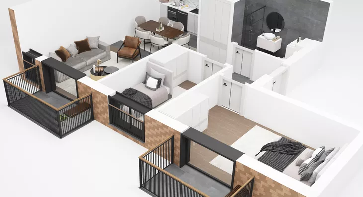 Dvoiposoban stan | 4zida