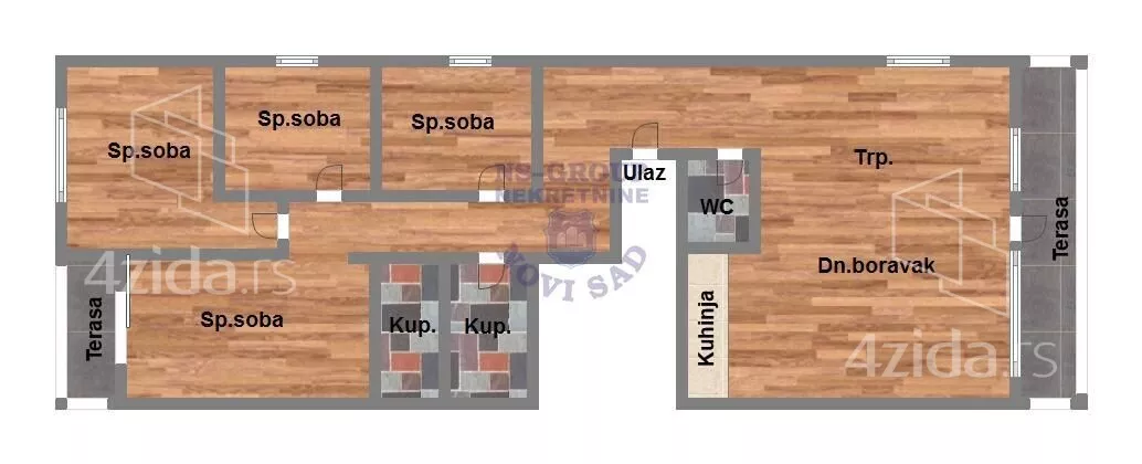 Petosoban stan | 4zida