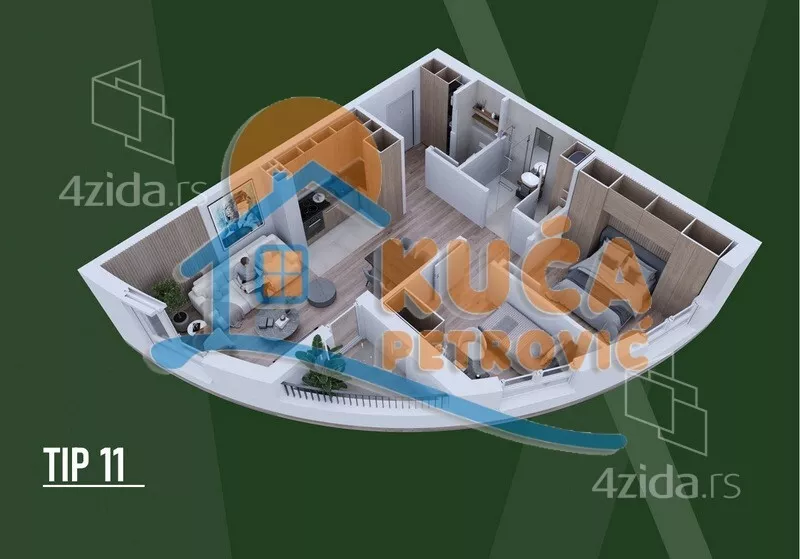 Dvoiposoban stan | 4zida