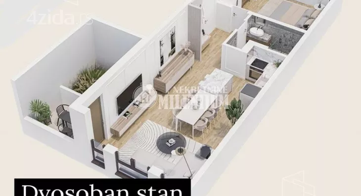 Dvosoban stan | 4zida