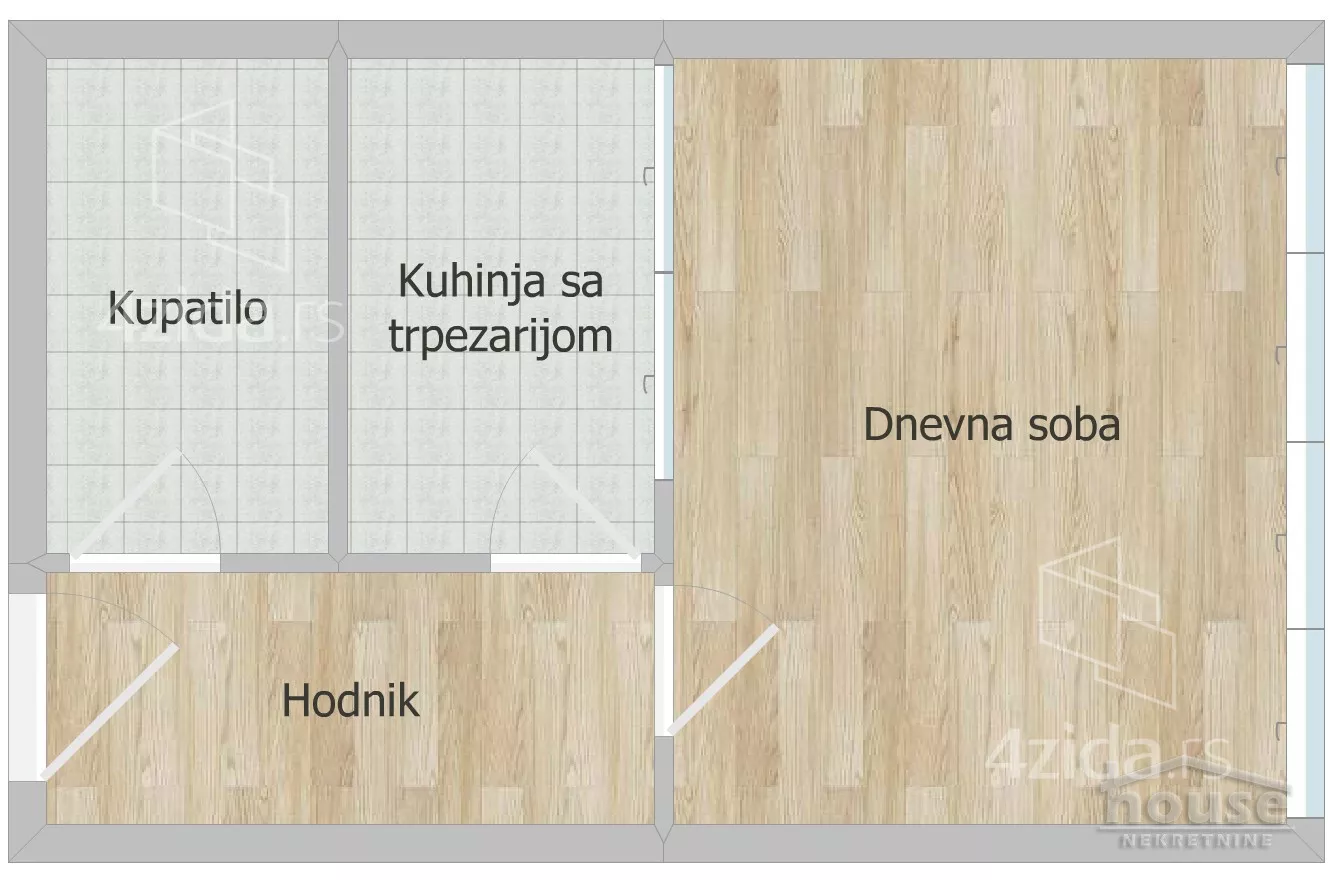 Jednosoban stan | 4zida